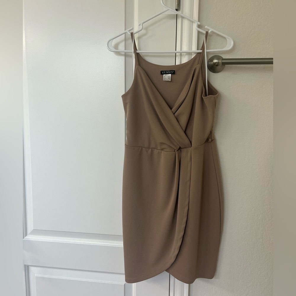 Venus wrap mini dress